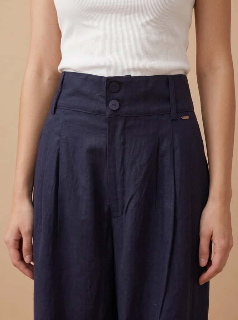 PANTALÓN CANVAS AZUL NAVY - miniatura 2