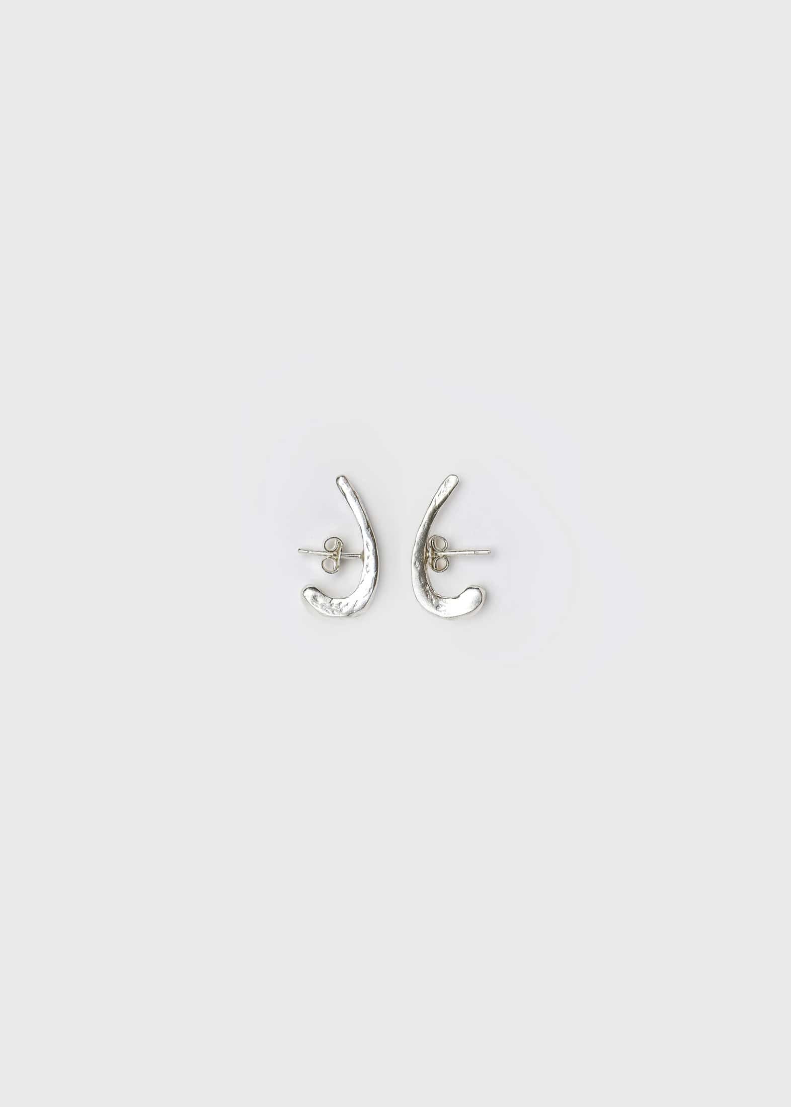 Aretes Tail Mini Plata
