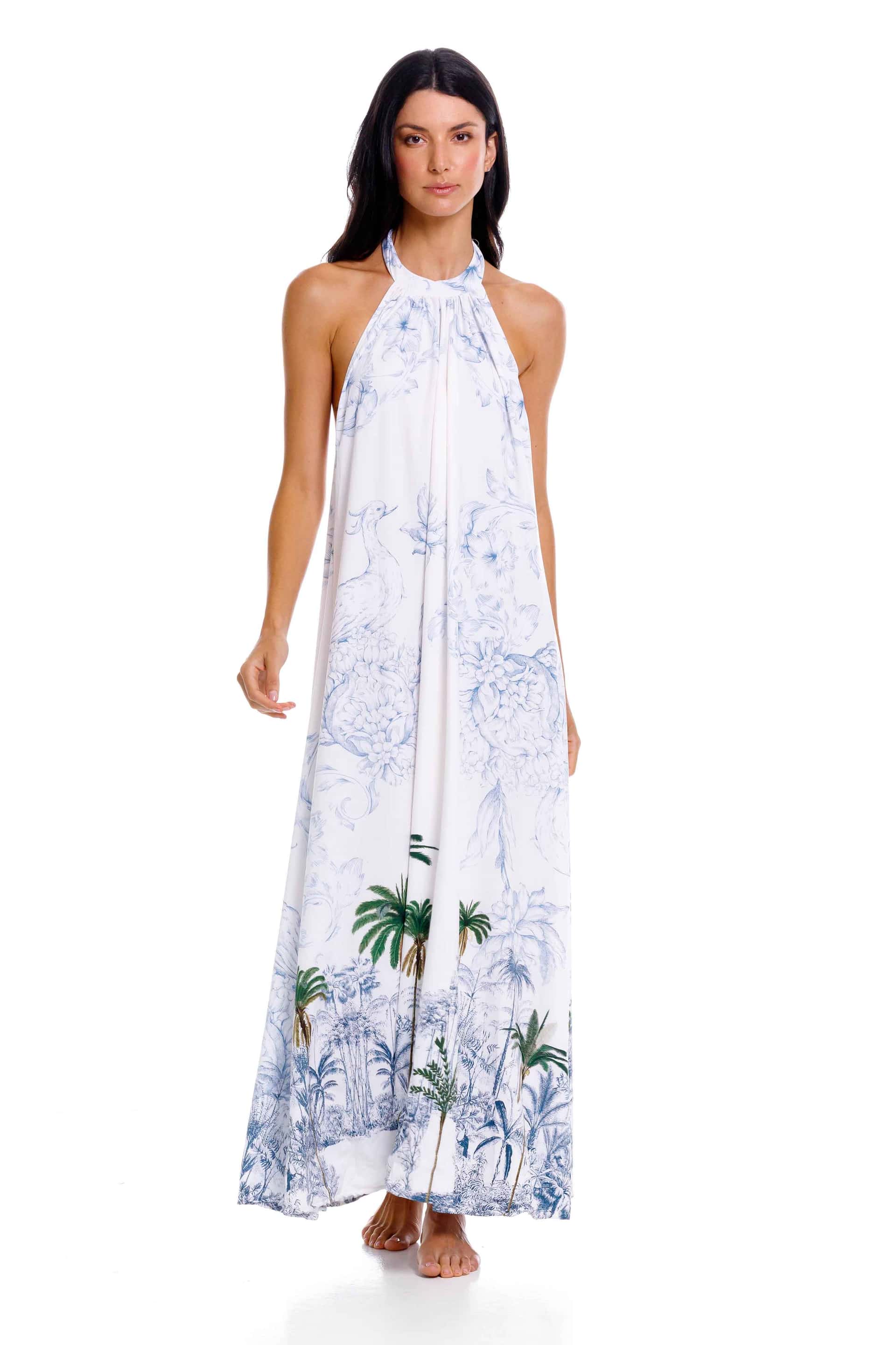 Vestido Largo Aries Selva
