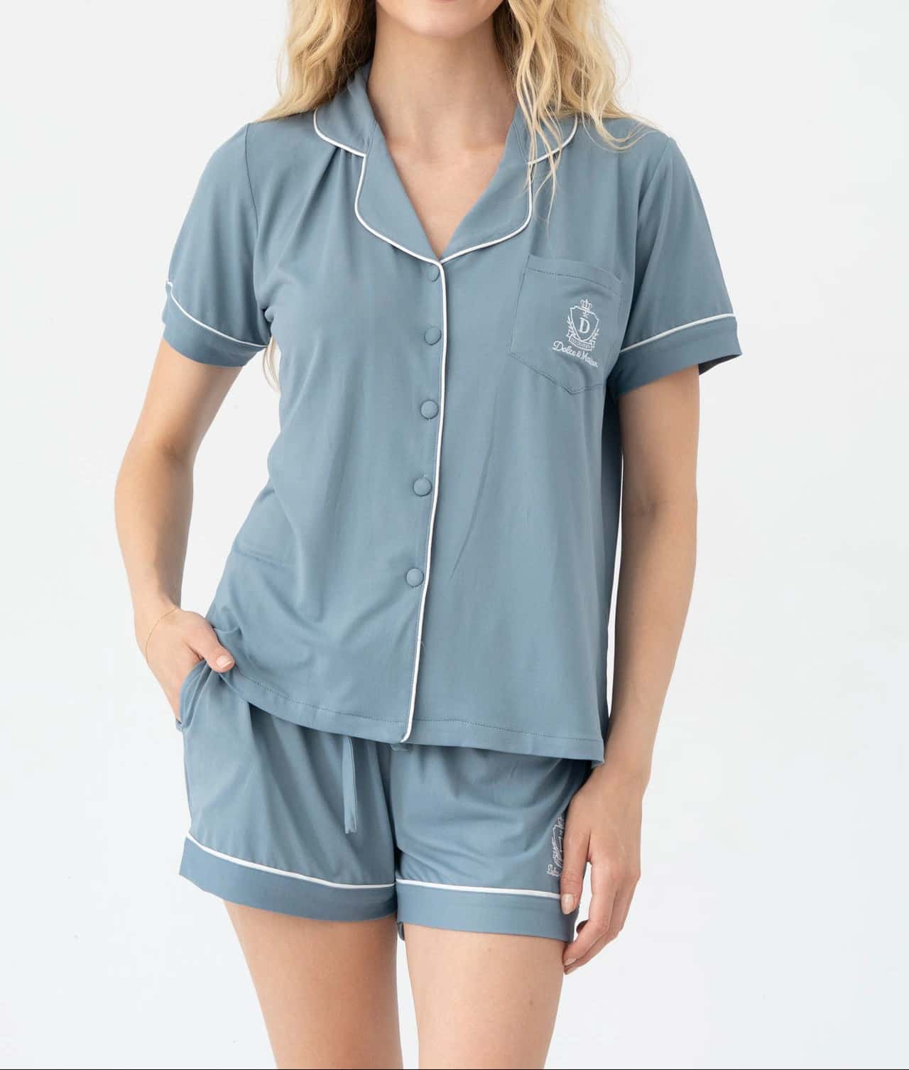 Set Short Paris Blue Ardoise