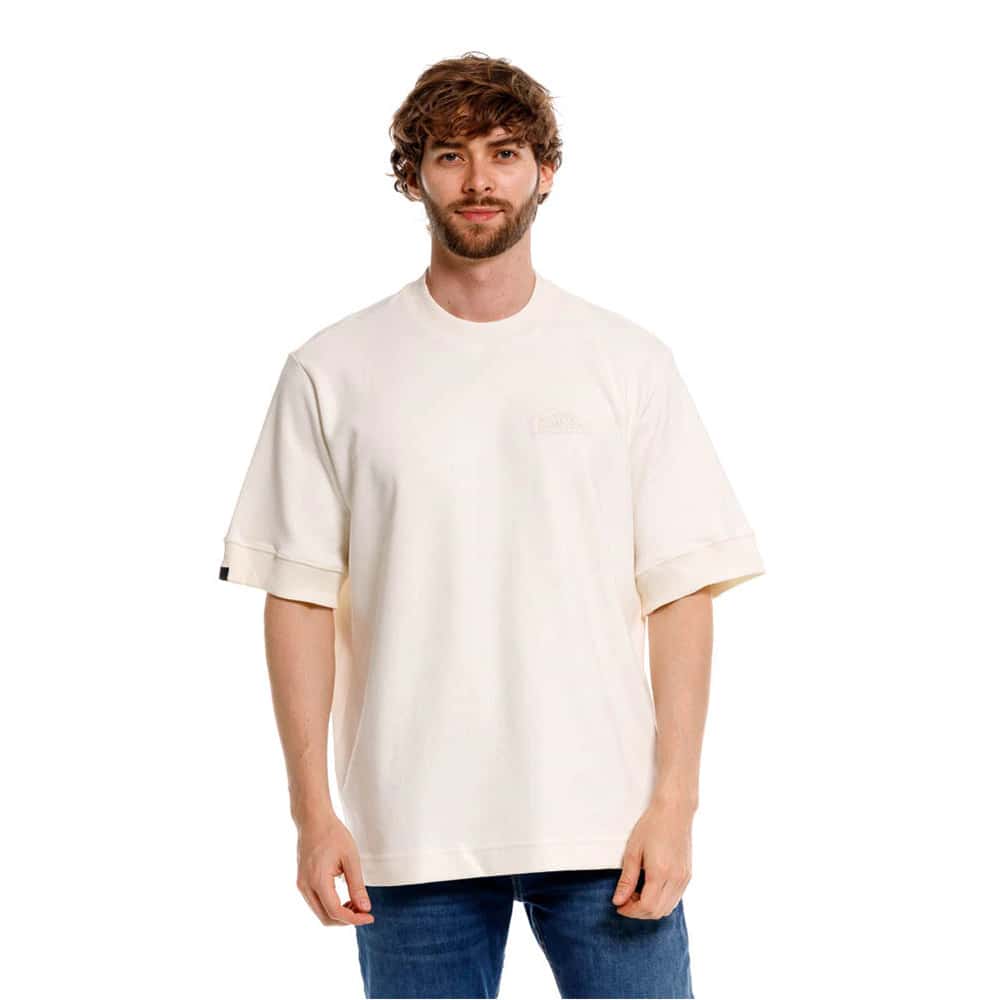 CAMISETA CUELLO REDONDO CONSTANTINO BEIGE