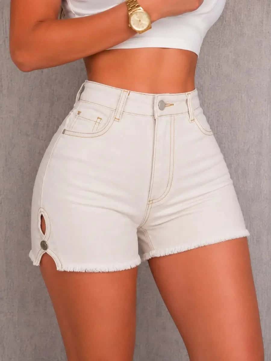 Short Jean Tamy marfil