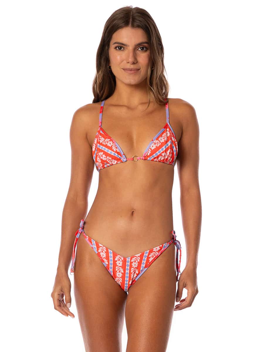 Maaji Vintage Bloom Gingering Sliding Triangle Bikini Top
