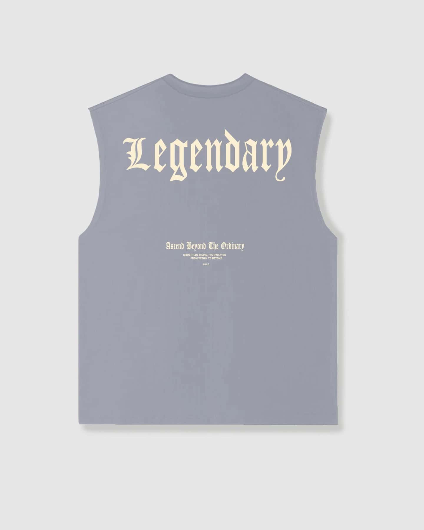 Oversized Sleeveless Legendary Grey