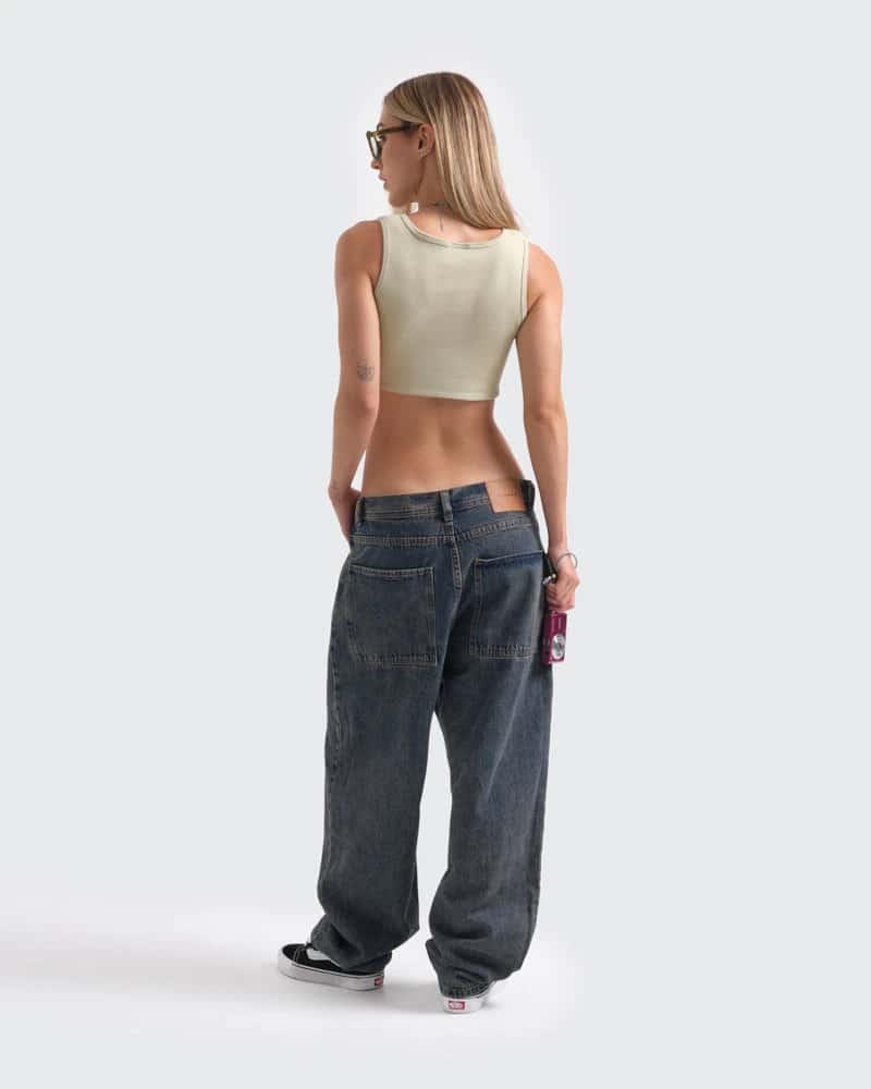 Crop Top Essential Green - miniatura 3