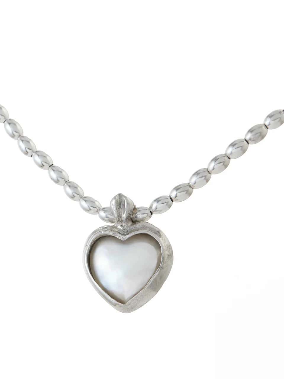 PEARL HEART NECKLACE