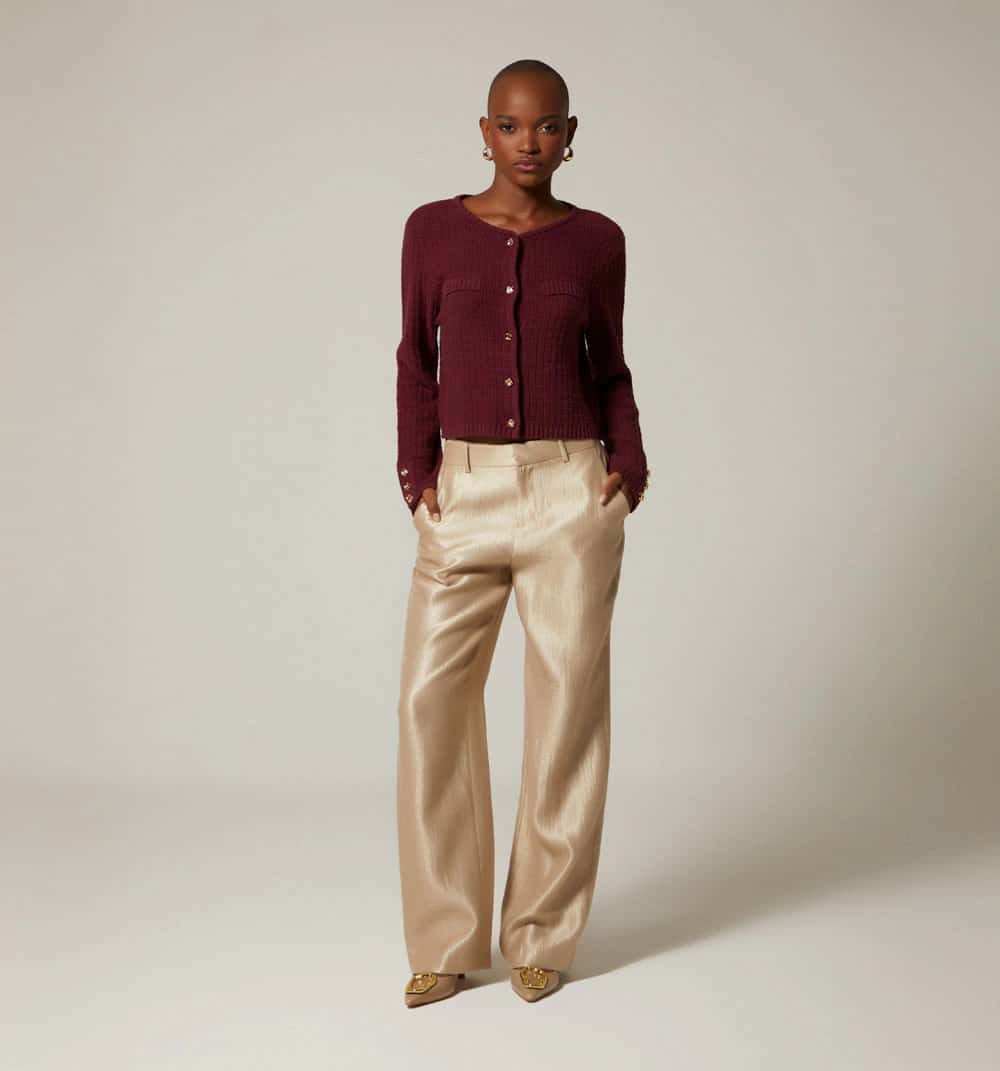 Cardigan m/l con botones joya