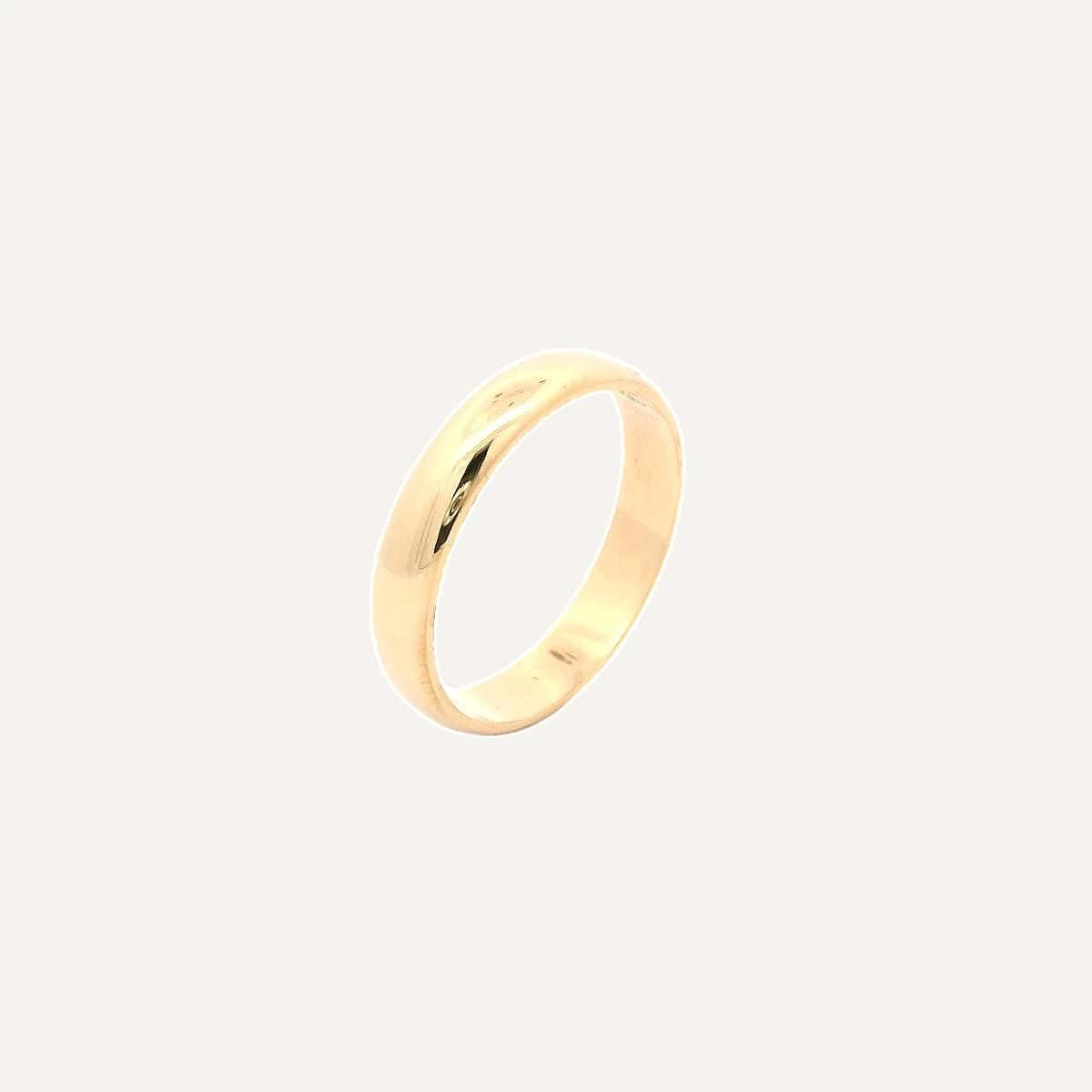 Anillo Compromiso Hombre Media Caña