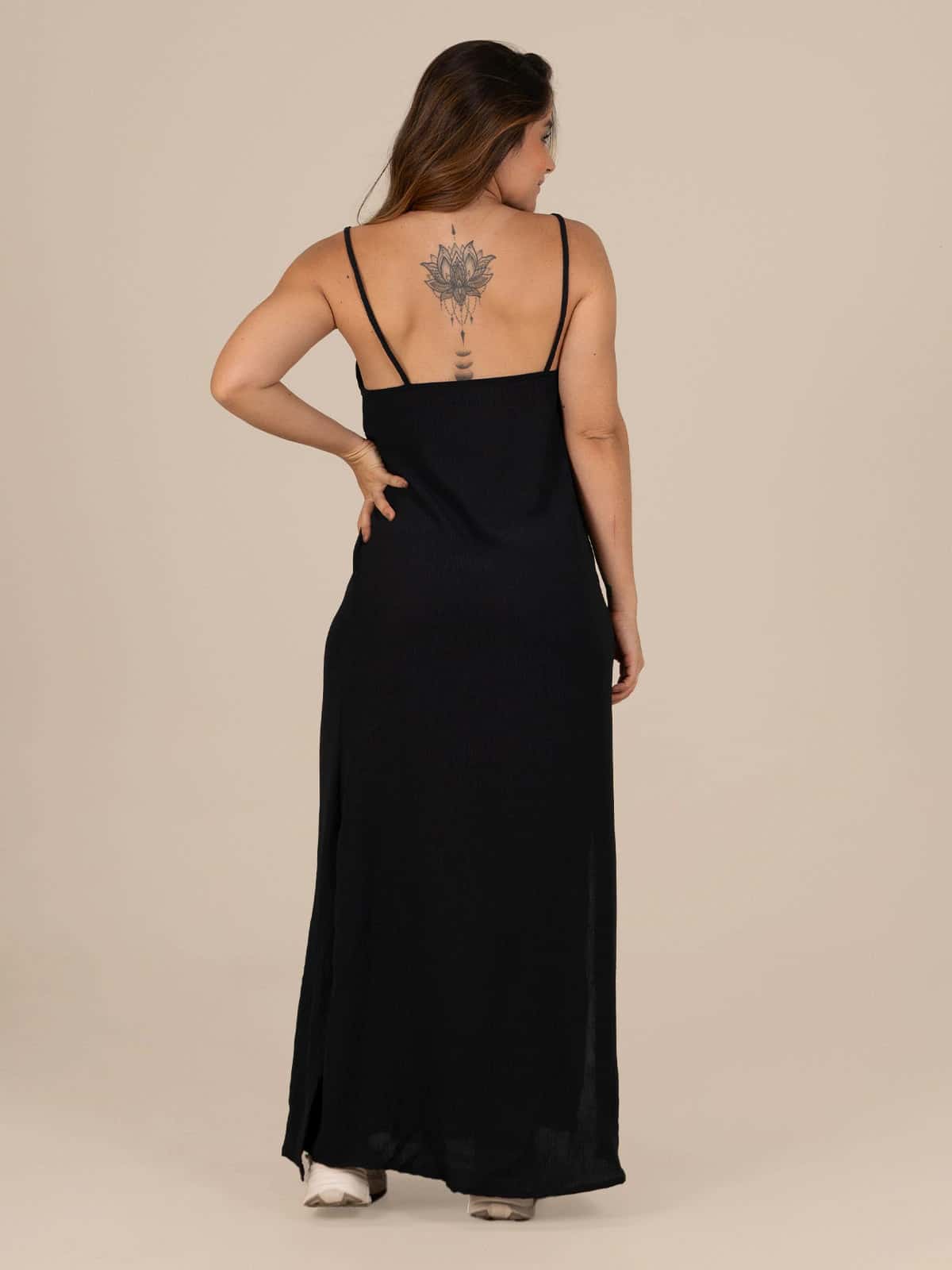 Vestido jenny tokio negro - miniatura 5
