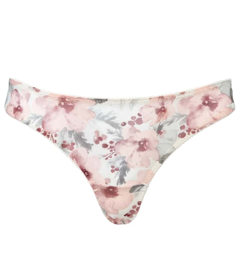 Panty Red Wine Blossoms