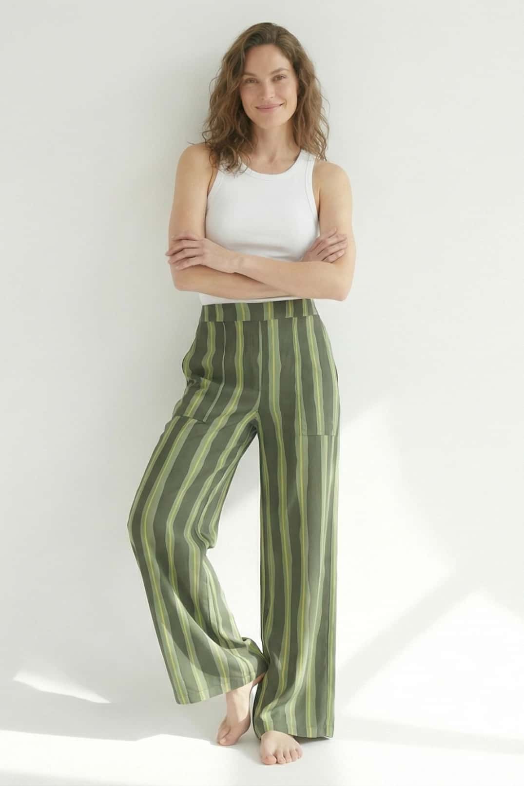 Pantalon Igua Rayas Verde - miniatura 9