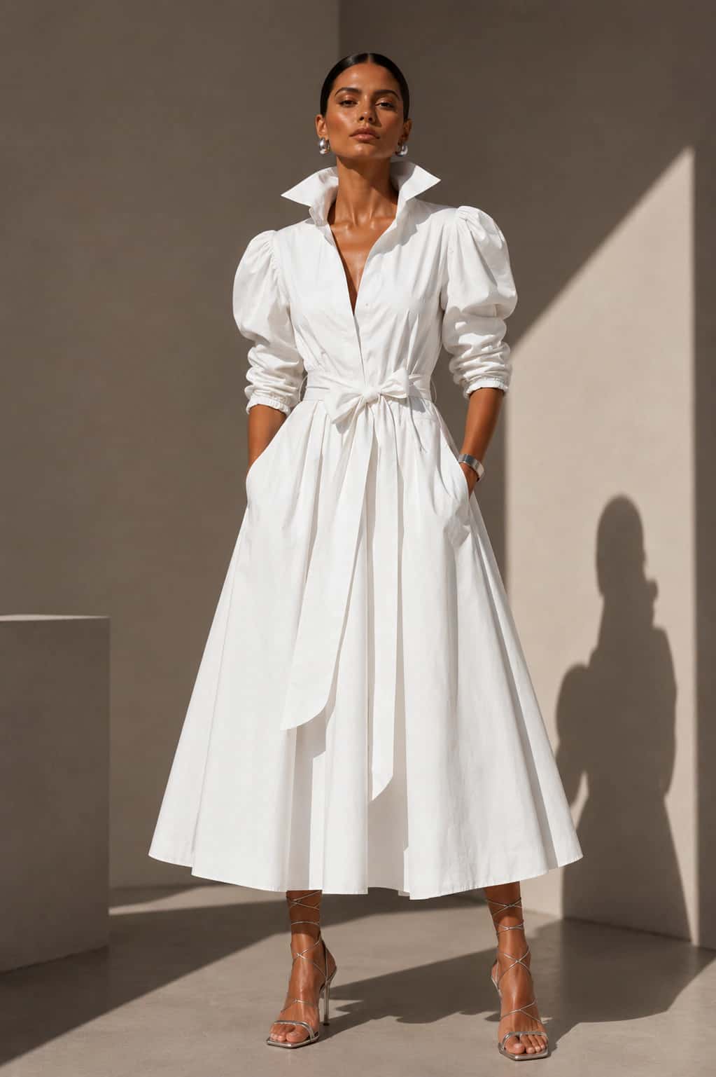 Vestido Miranda I blanco - miniatura 3