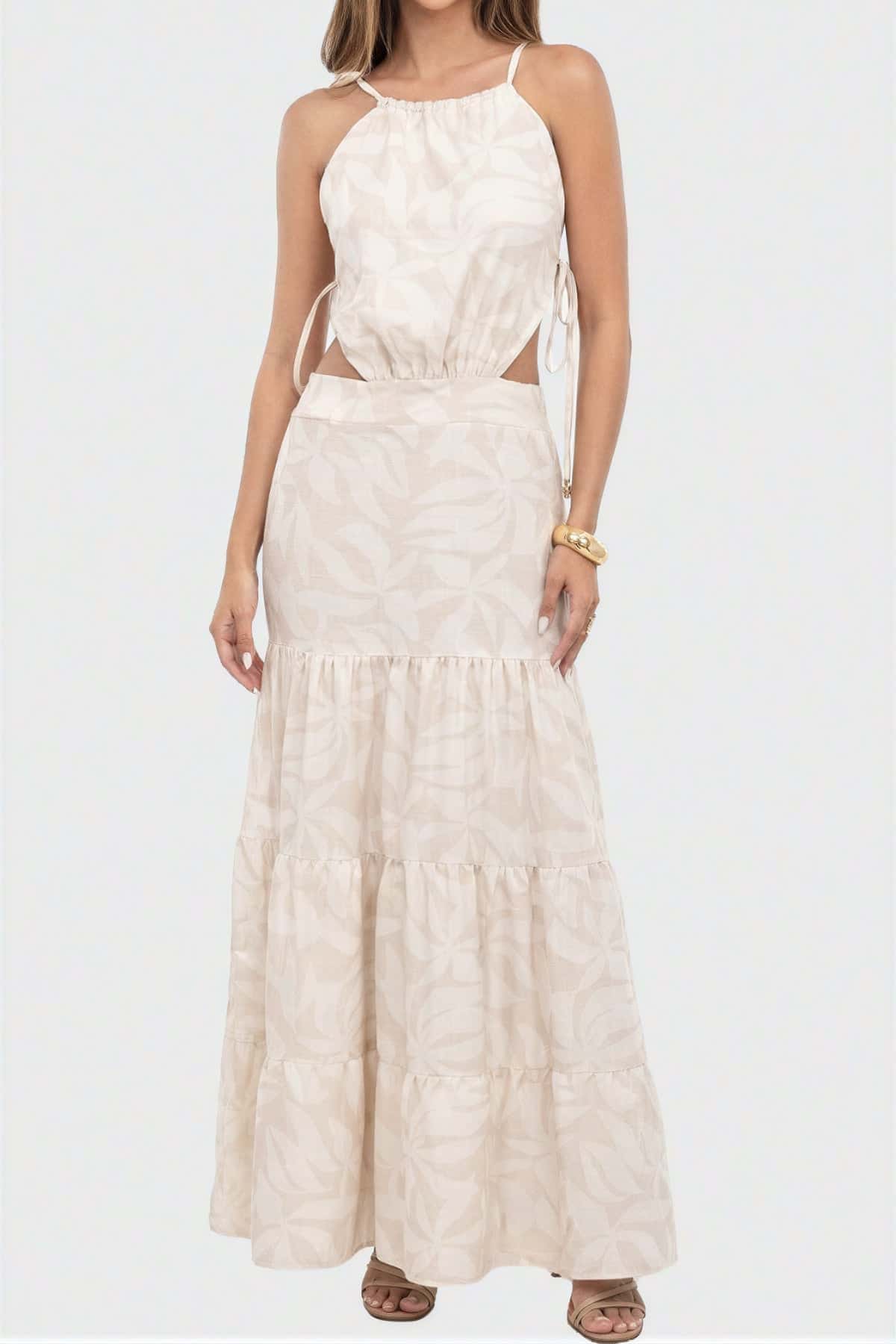 Vestido Karioka Beige