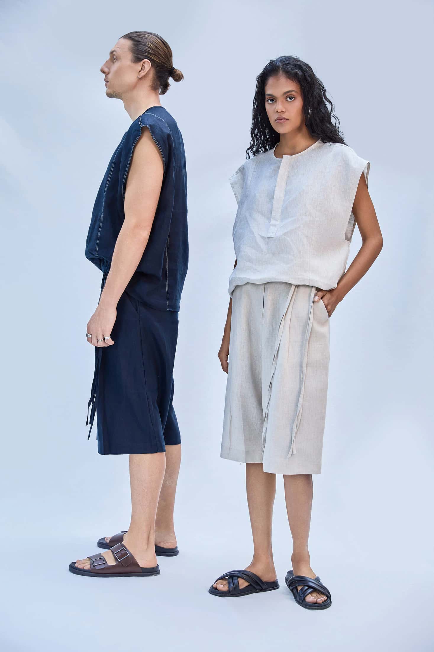 ZOI BERMUDA SHORTS UNISEX NATURAL
