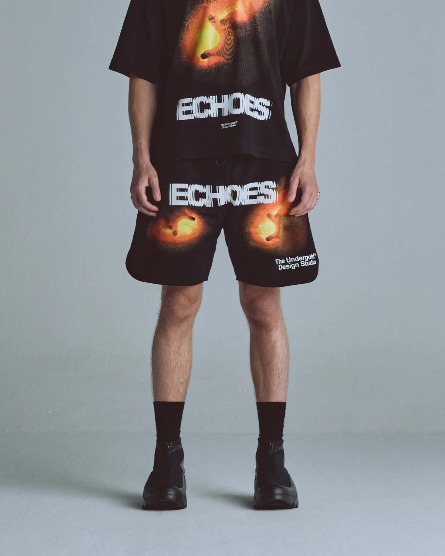 Echoes Pulse Biased Shorts Black - miniatura 9