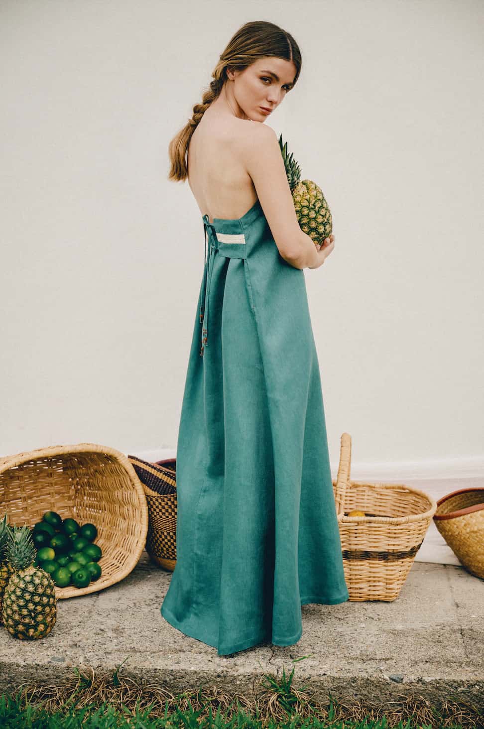 Guanabana Strapless Dress