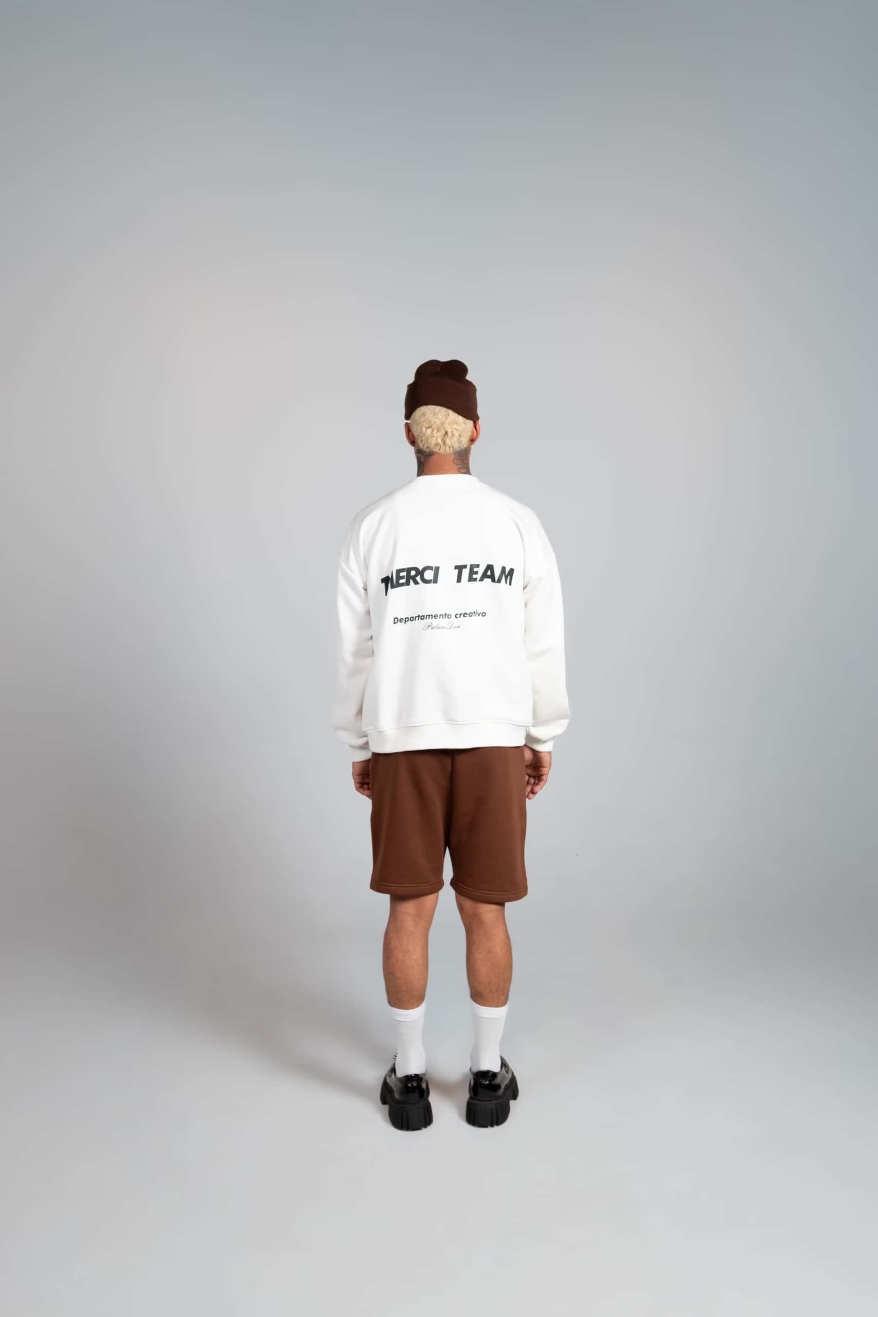 Hoodie Blanco Oversize - miniatura 4