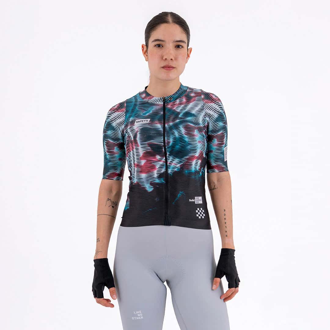 CAMISA CICLISMO MANGA CORTA SOLID CORE PARA MUJER - miniatura 1