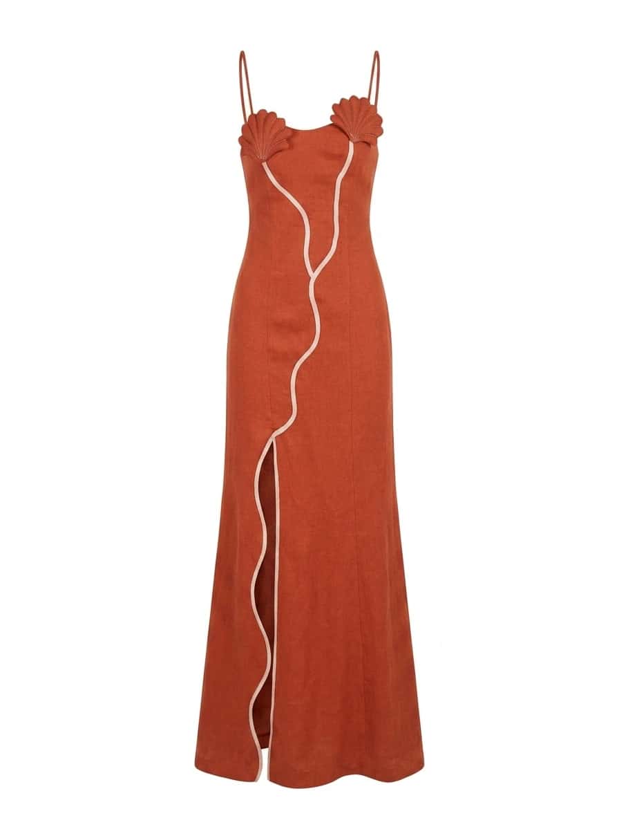 ANTONIA DRESS SUNSET ORANGE