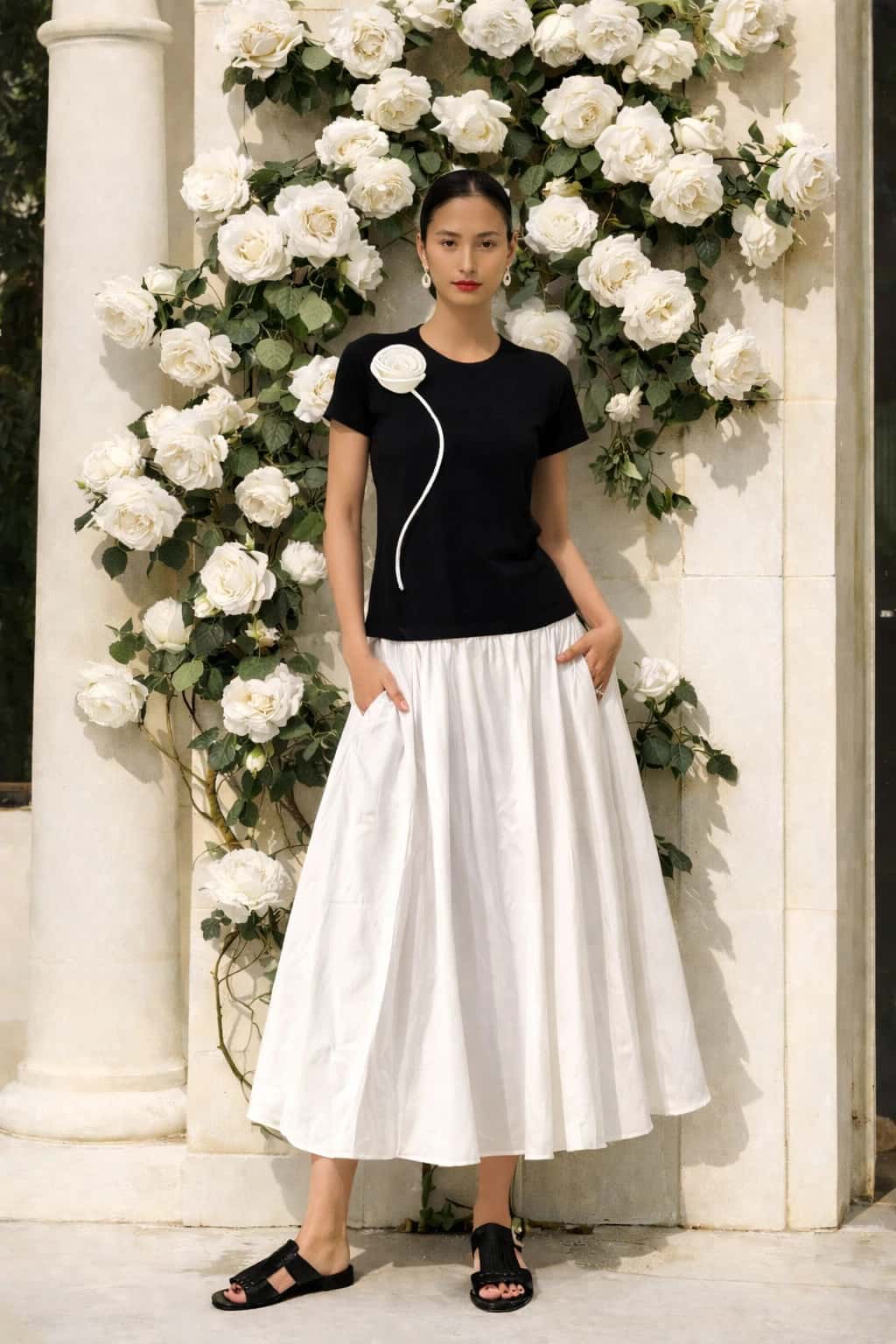 Petal Midi Skirt - miniatura 3