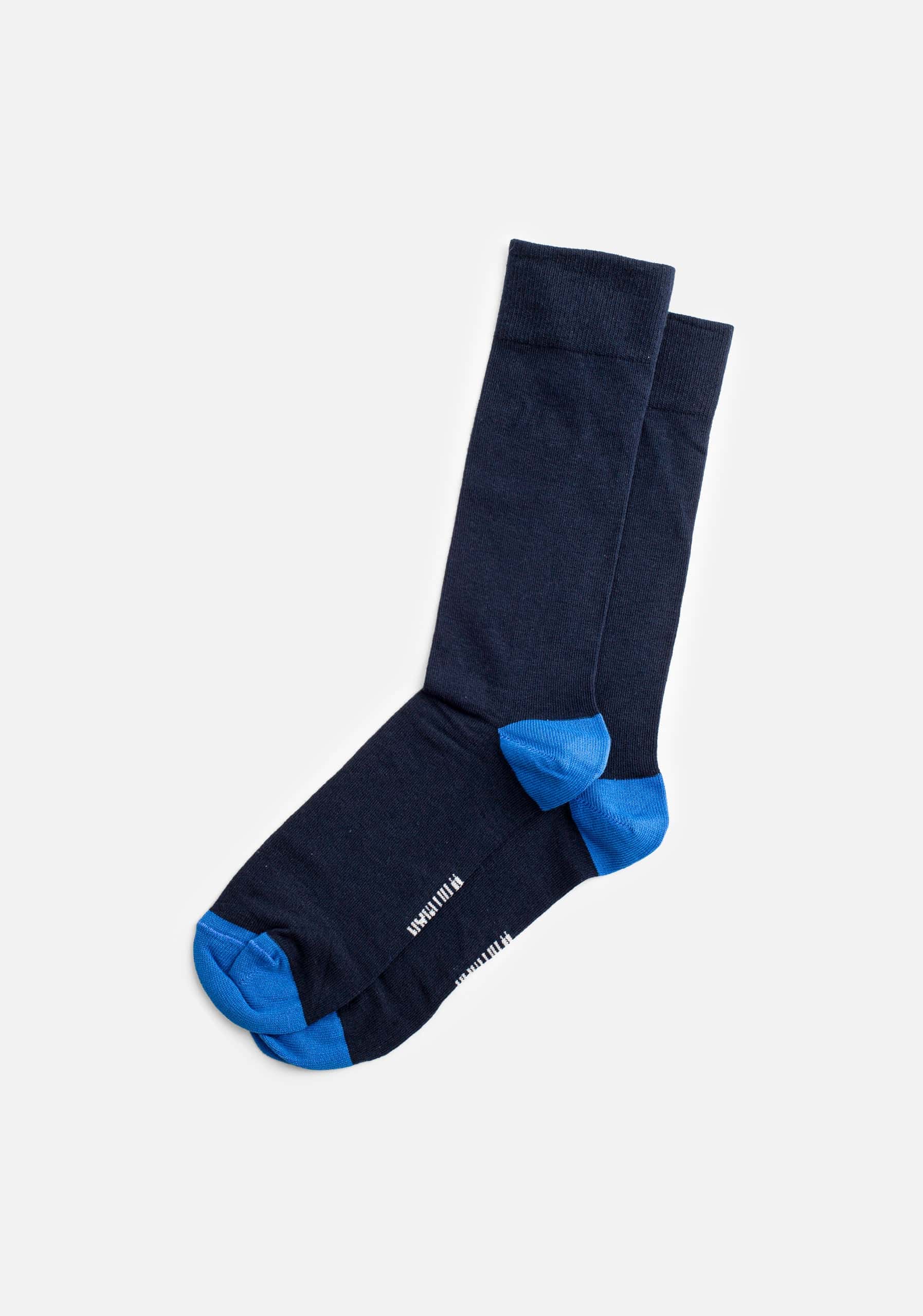 Medias H Formal Unicolor Azul Osc - Punt Azul