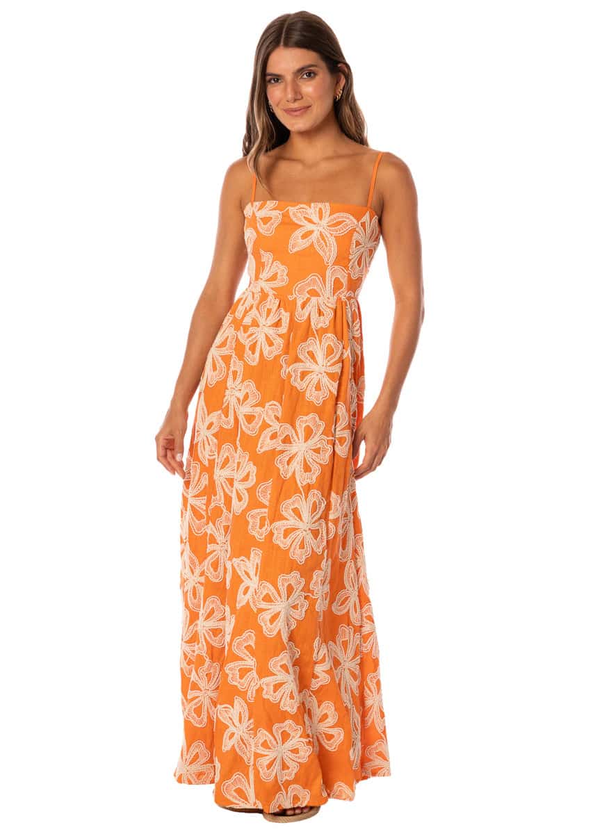Maaji Tangerine Bloom Ela Long Dress