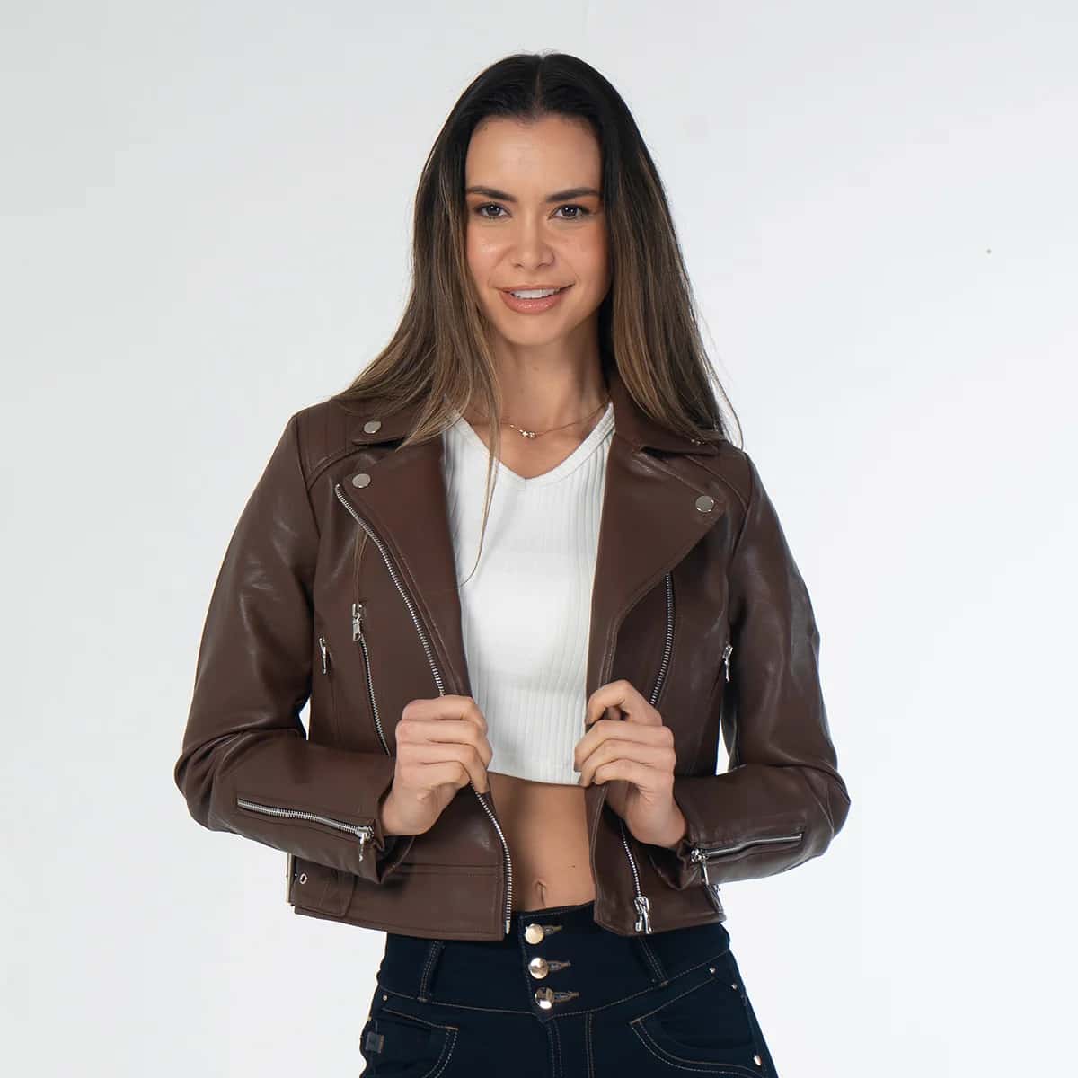 Chaqueta Sintetica Biker Carlota