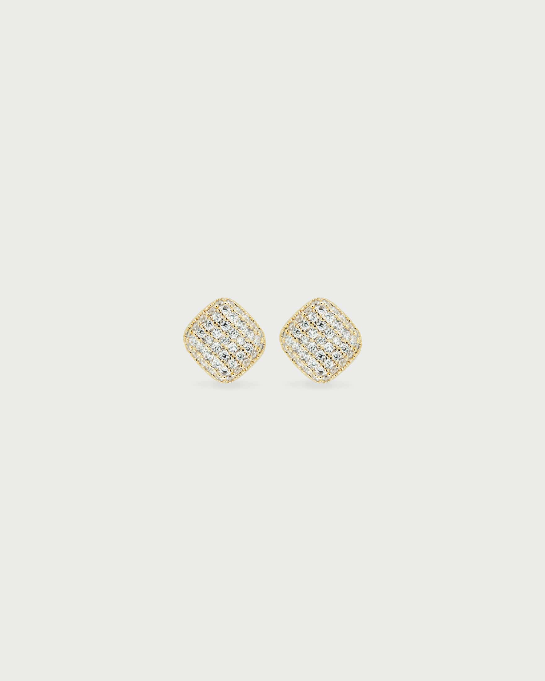 Aretes Rombo Pavé
