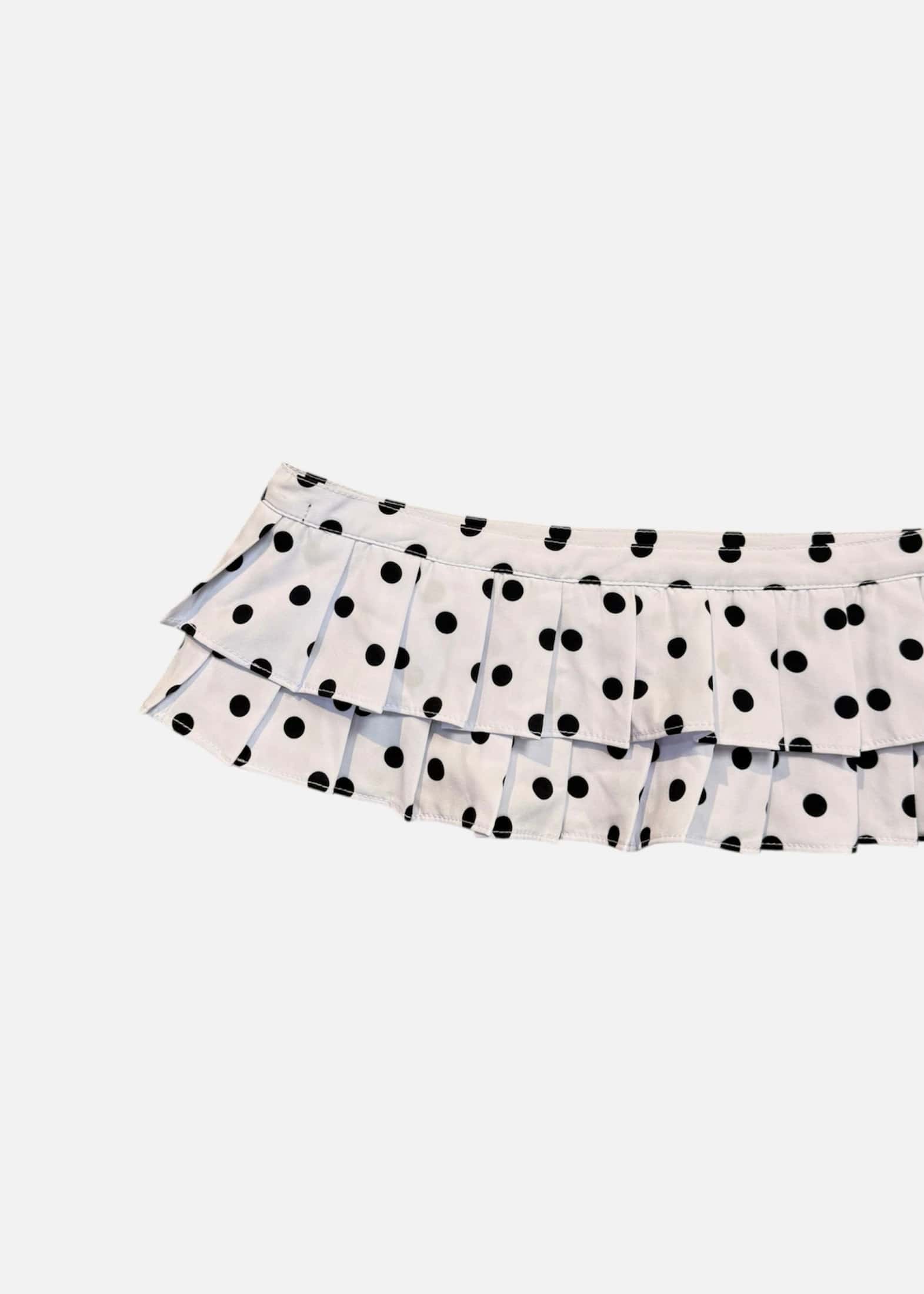 CINTURON FALDA POLKA DOTS BLANCA - miniatura 3
