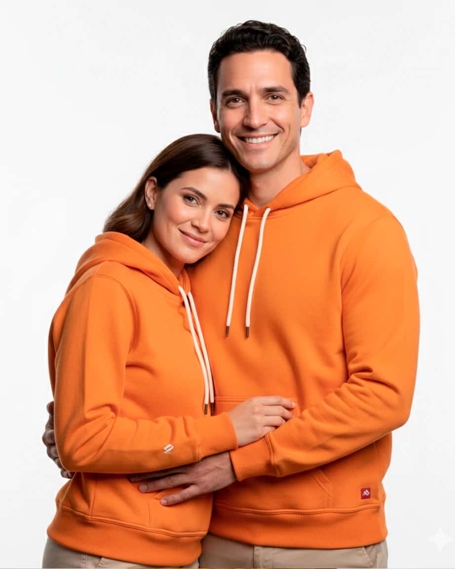 Buzo con Capota Naranja
