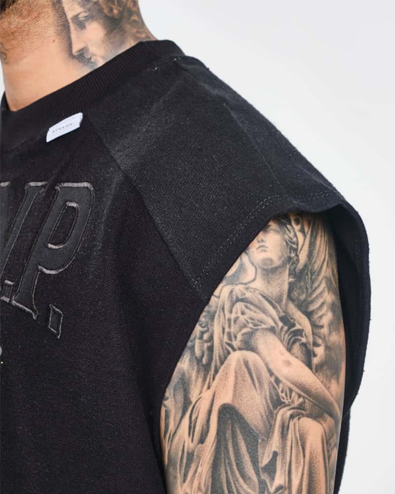 Camiseta Negra Tank Boxy Sleeveless - miniatura 4