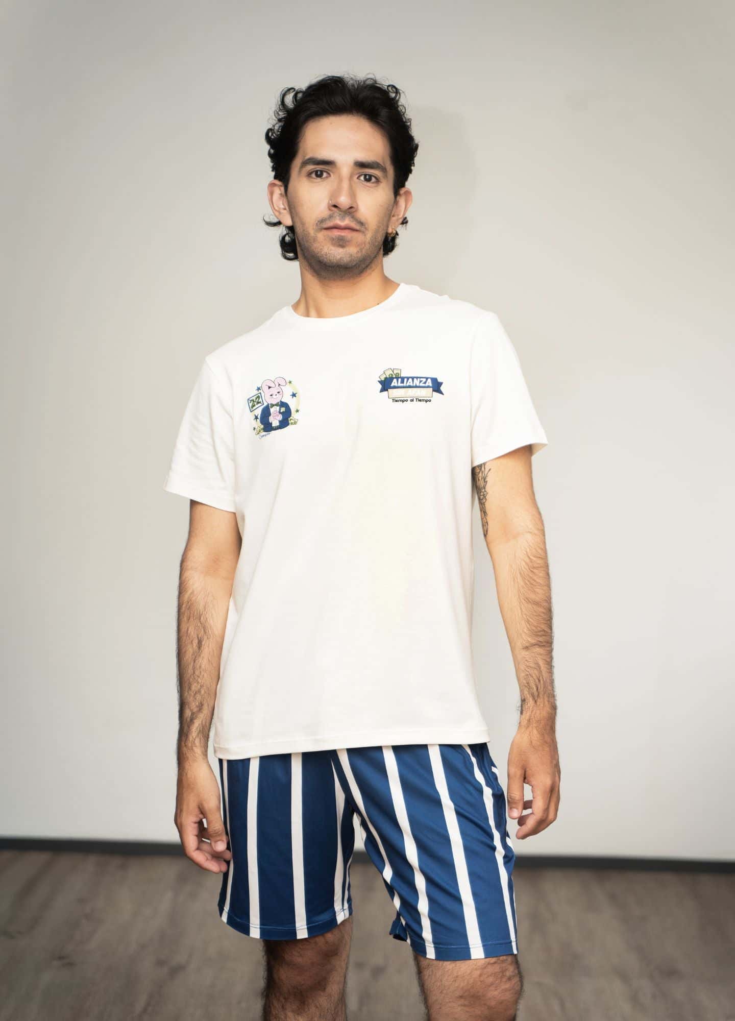Conjunto Short Alianza sin Afán - Azul