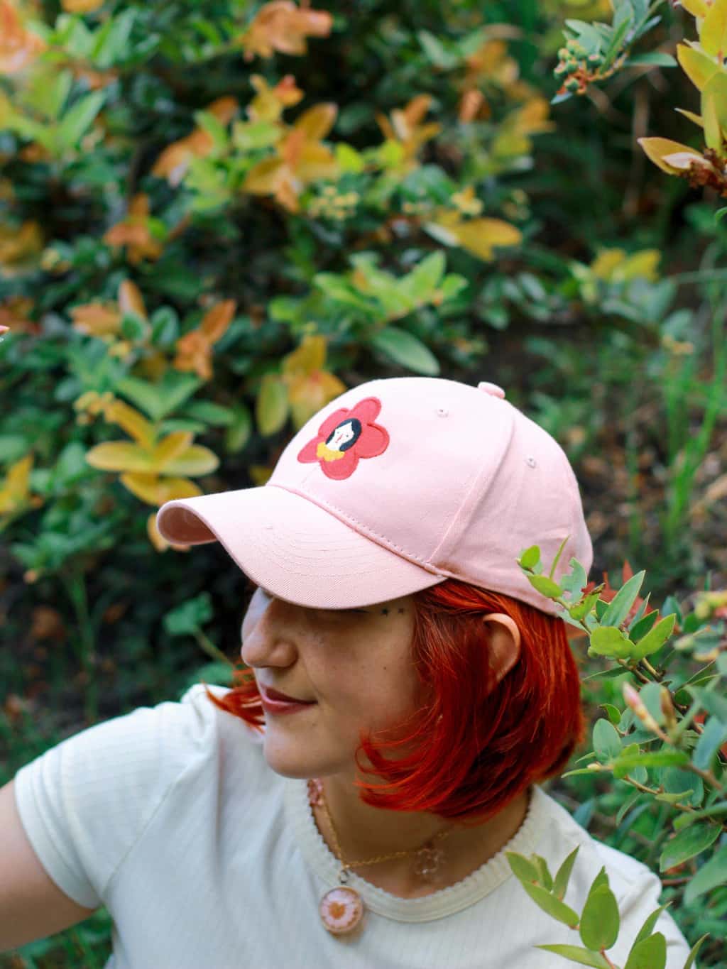 Gorra de florecita
