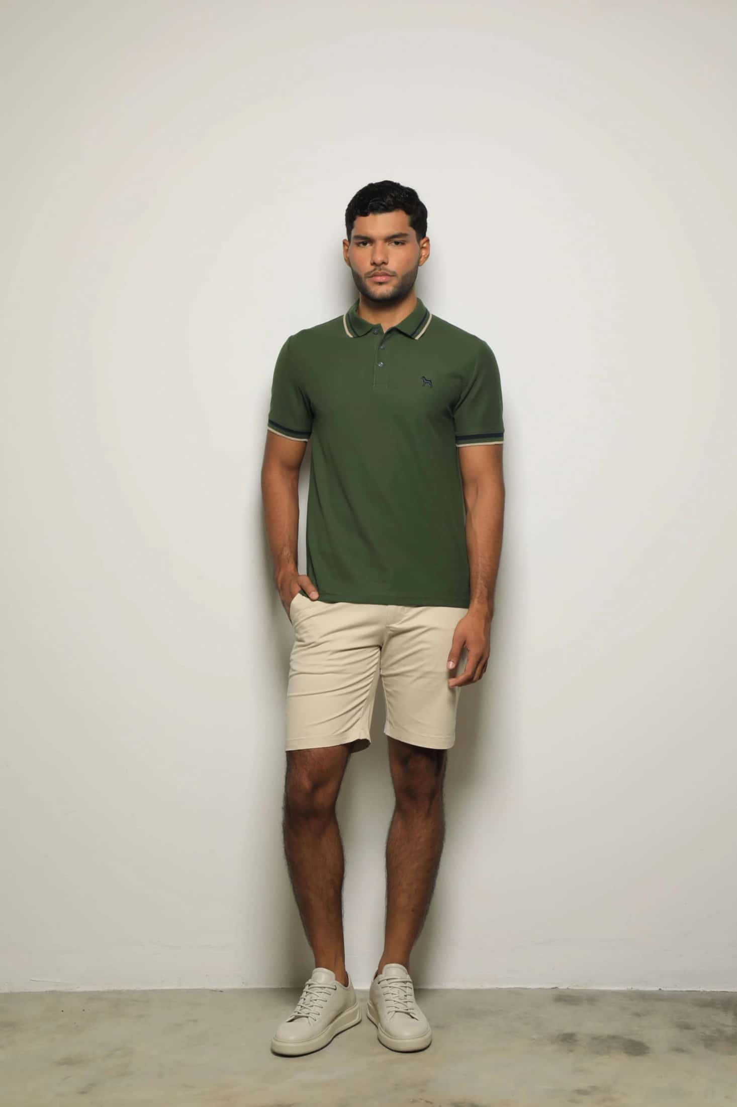 Polo Básica Verde