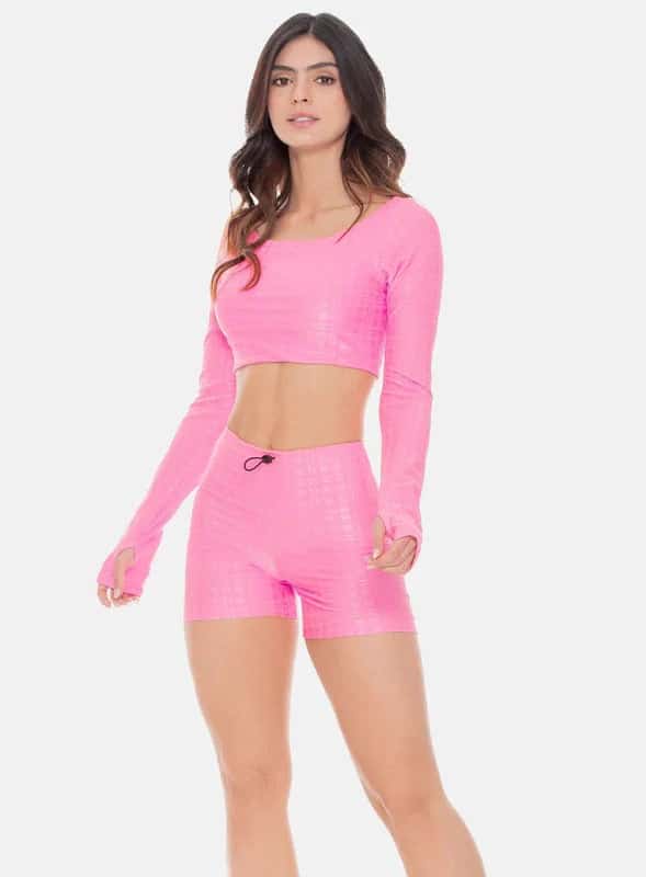 TOP DEPORTIVO  POLIAMIDA JACQUARD - PRECIO ESPECIAL