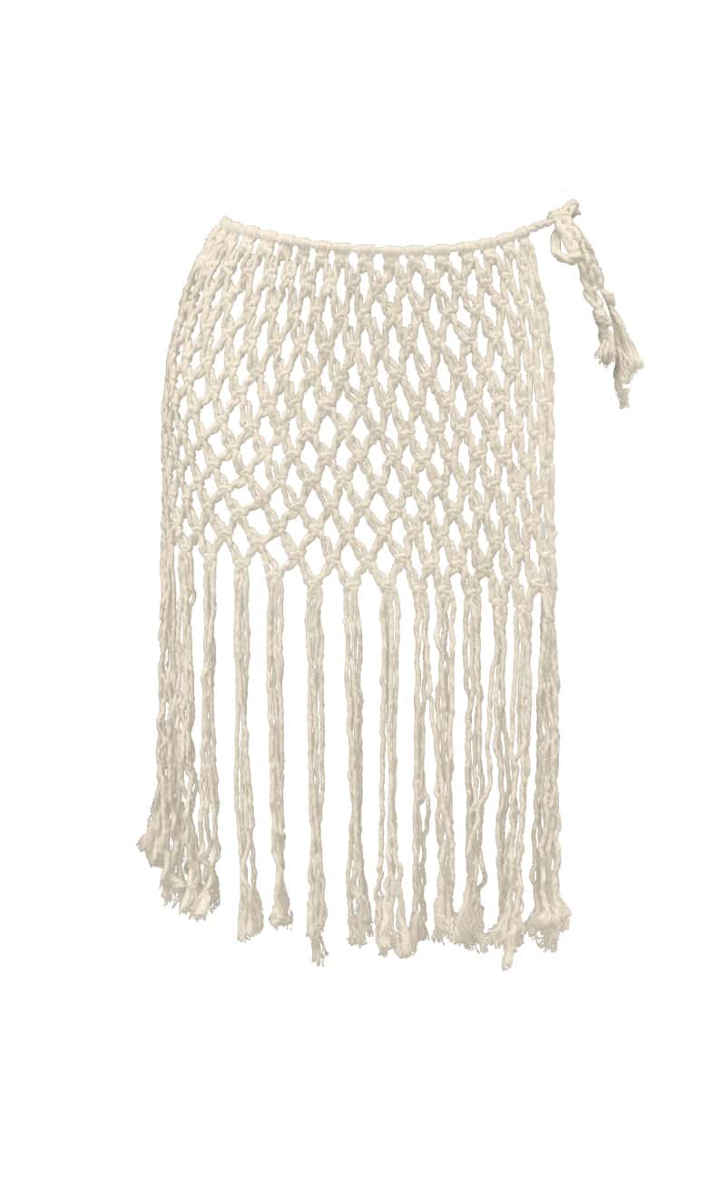 FALDA PAREO MIDI MACRAME