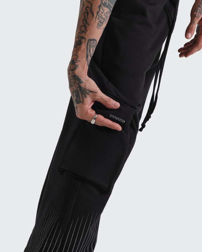 Sudadera Negra Pinstripe Utility - miniatura 9