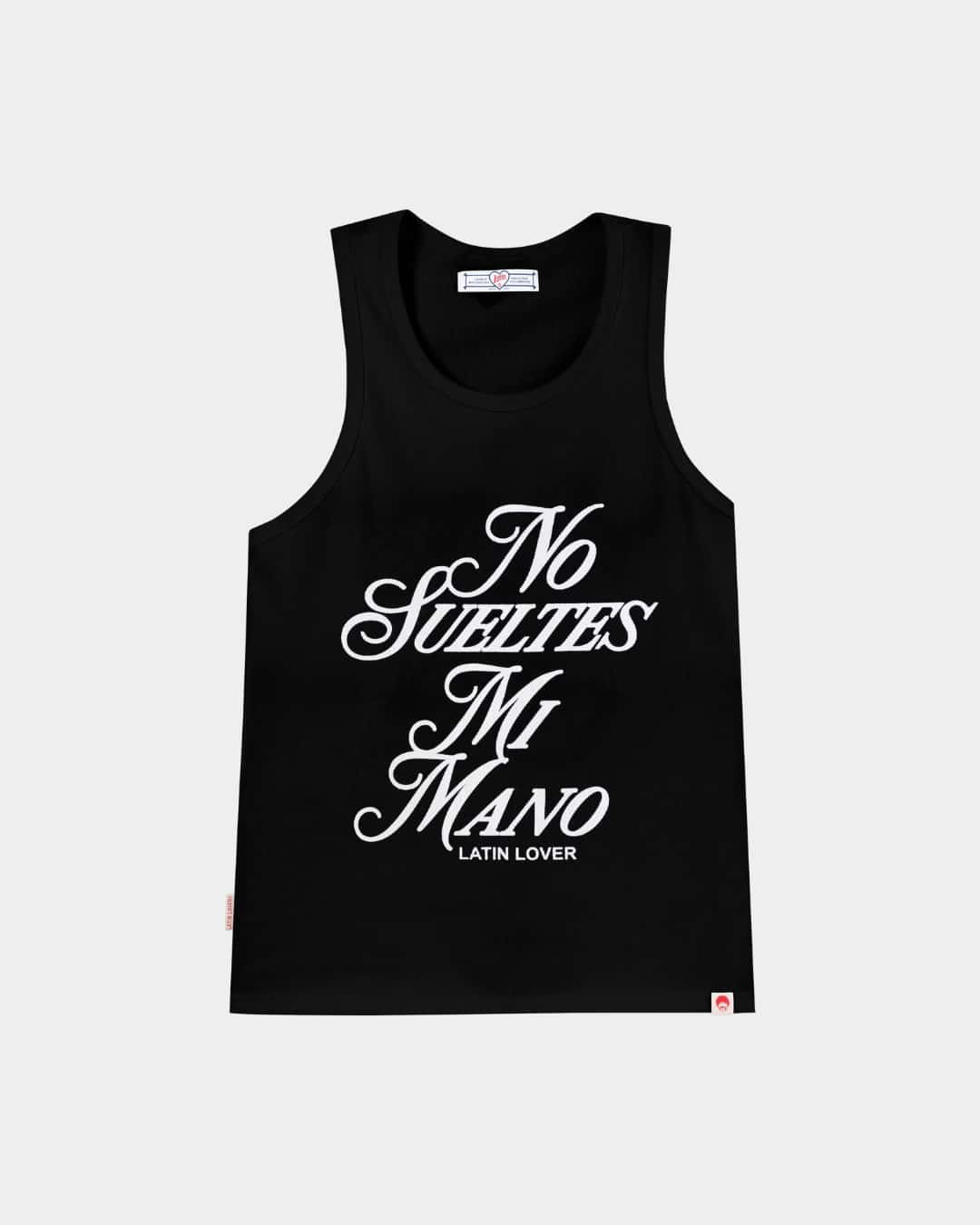 TANK TOP NO SUELTES MI MANO NEGRO - miniatura 1