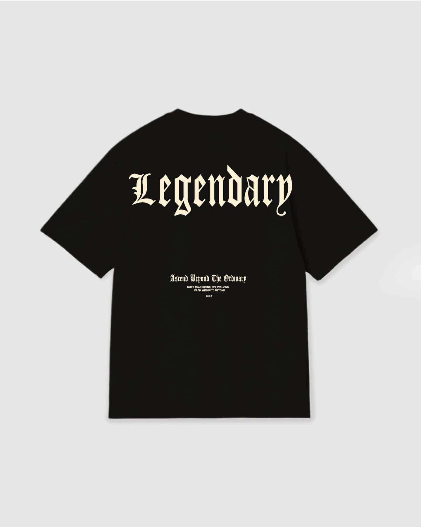 Oversized T Shirt Legendary Black