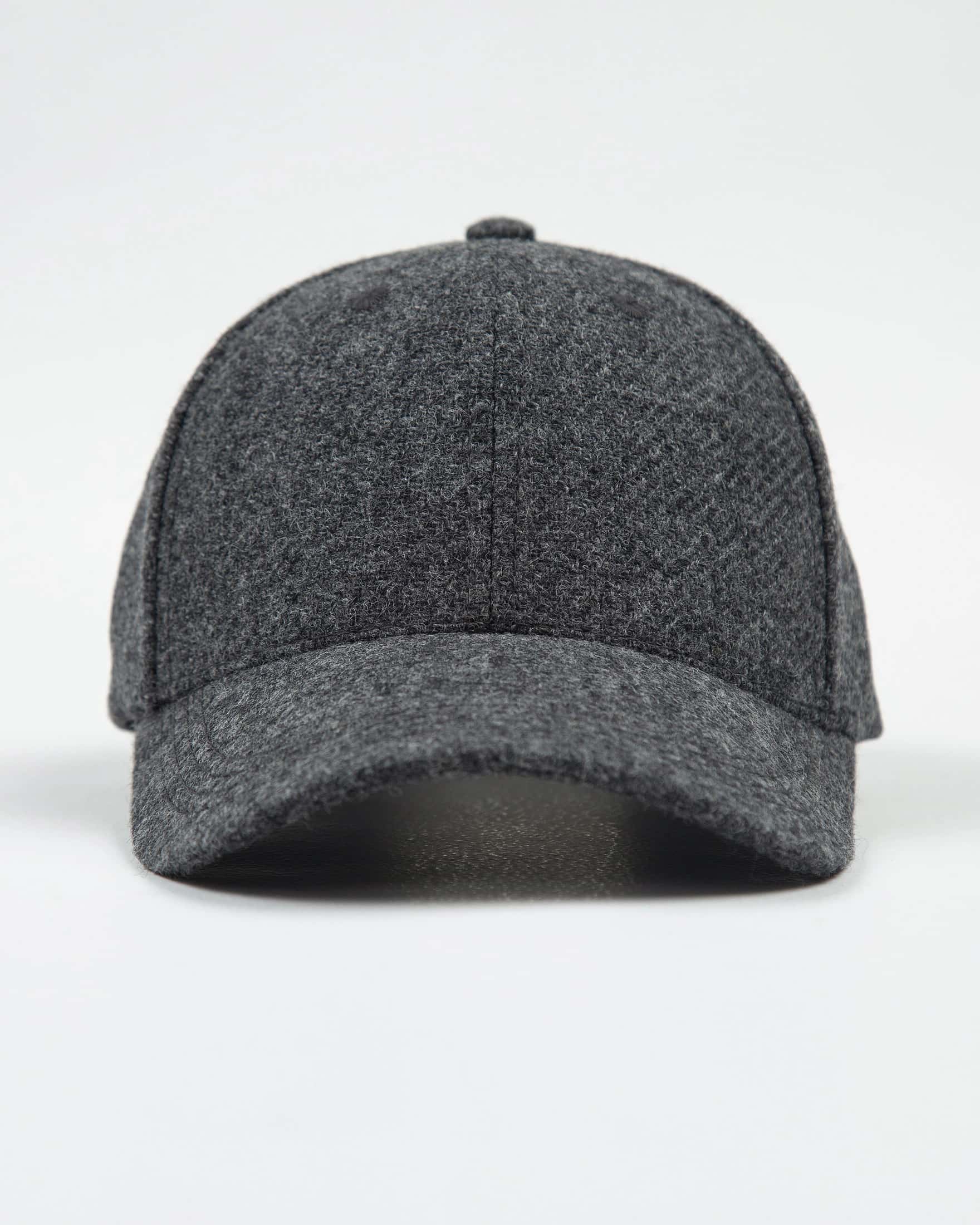 Gorra Baseball Lana Gris Oscuro