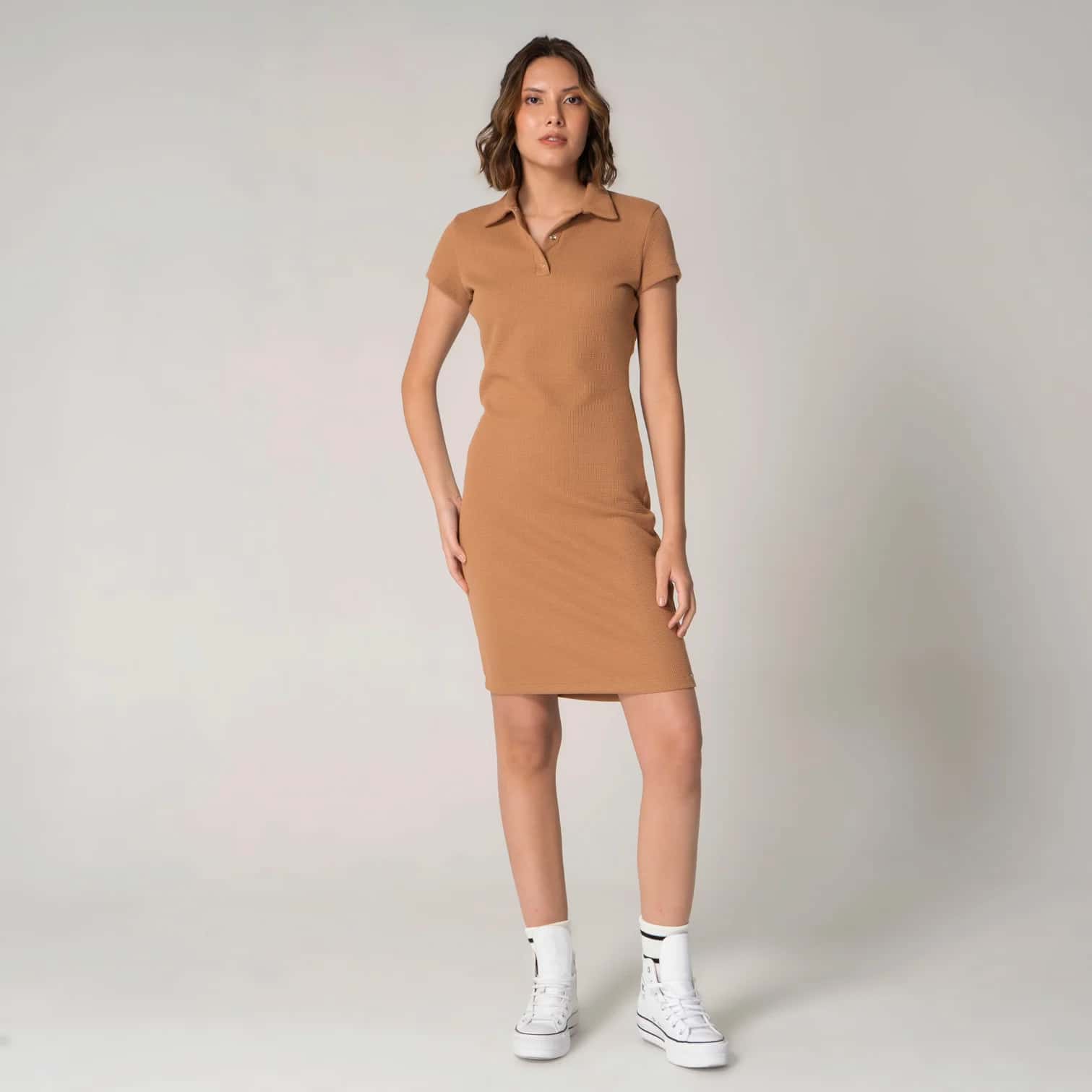 Vestido Slim Cuello Camisero Sport England