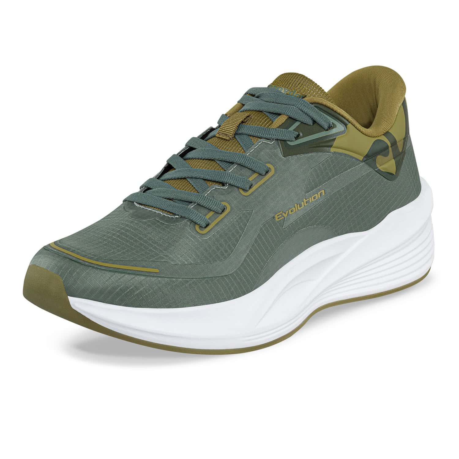Tenis Running Wihop Gris-Café Croydon Para Hombre