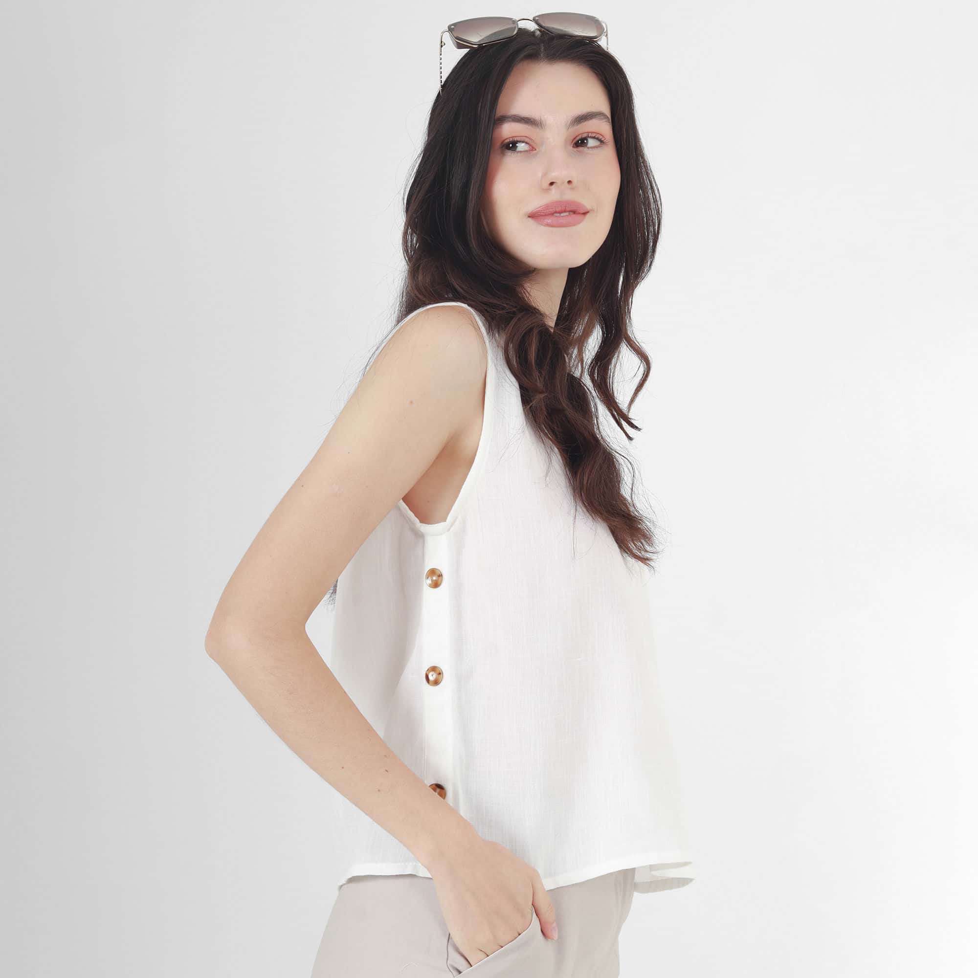 Blusa Cuello Neru Manga Sisa