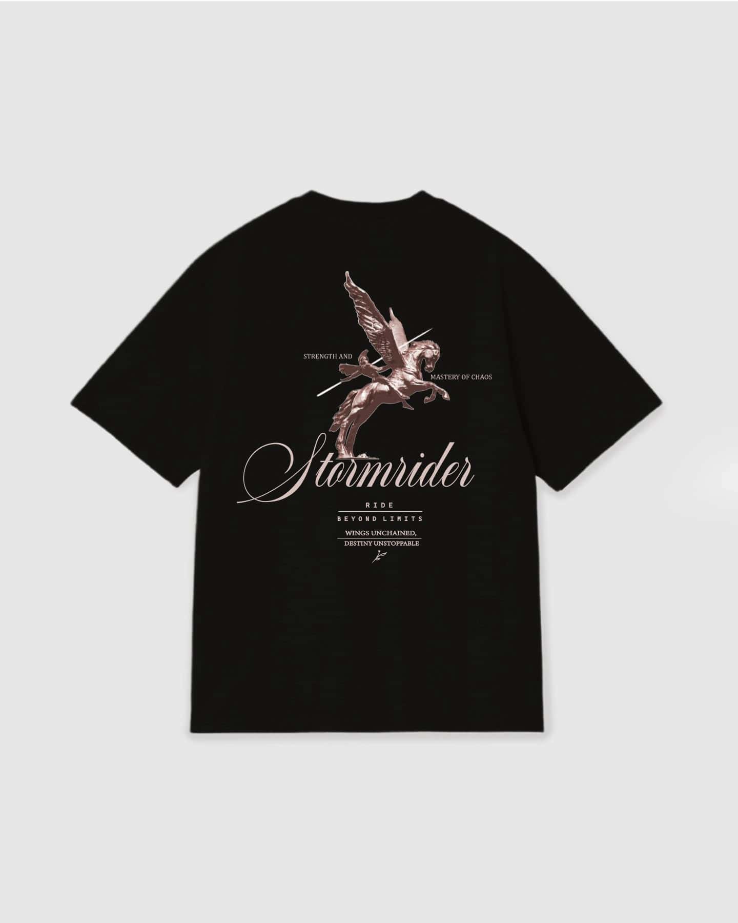 Oversized T Shirt Stormrider Black
