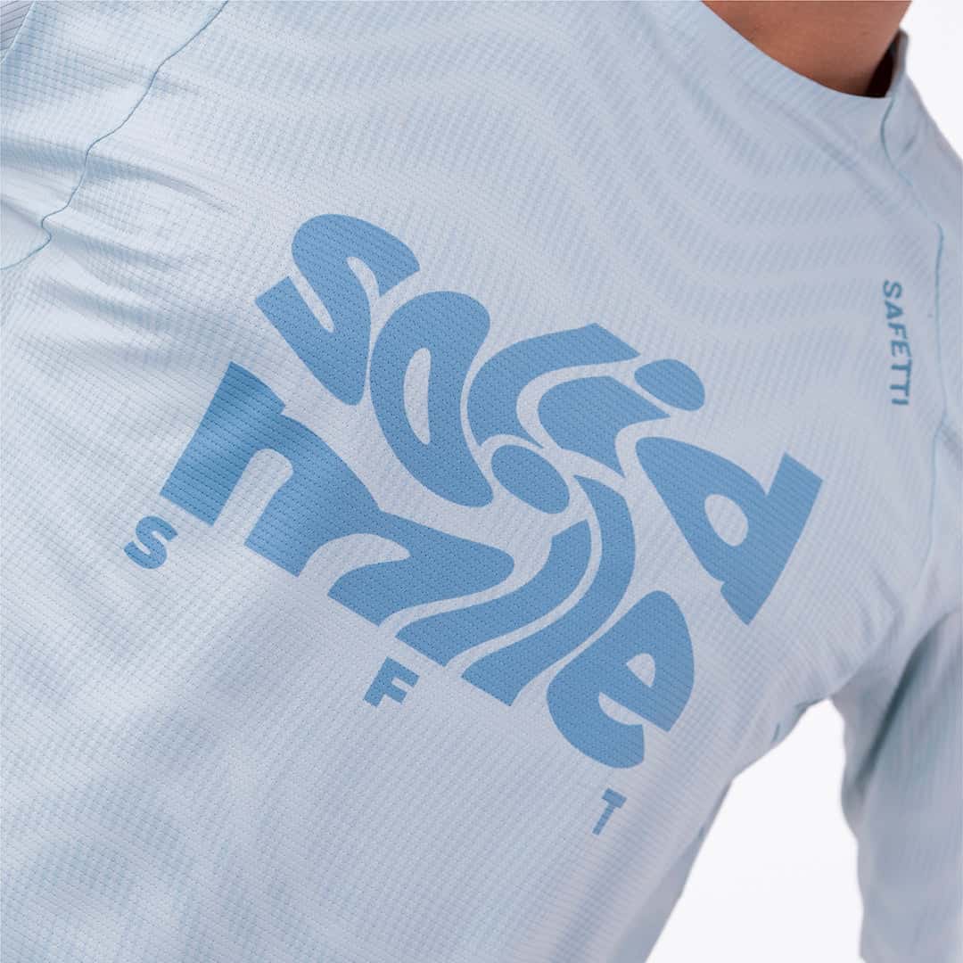 CAMISETA RUNNING MANGA CORTA PRO 405 AZUL CLARO PARA HOMBRE - miniatura 4