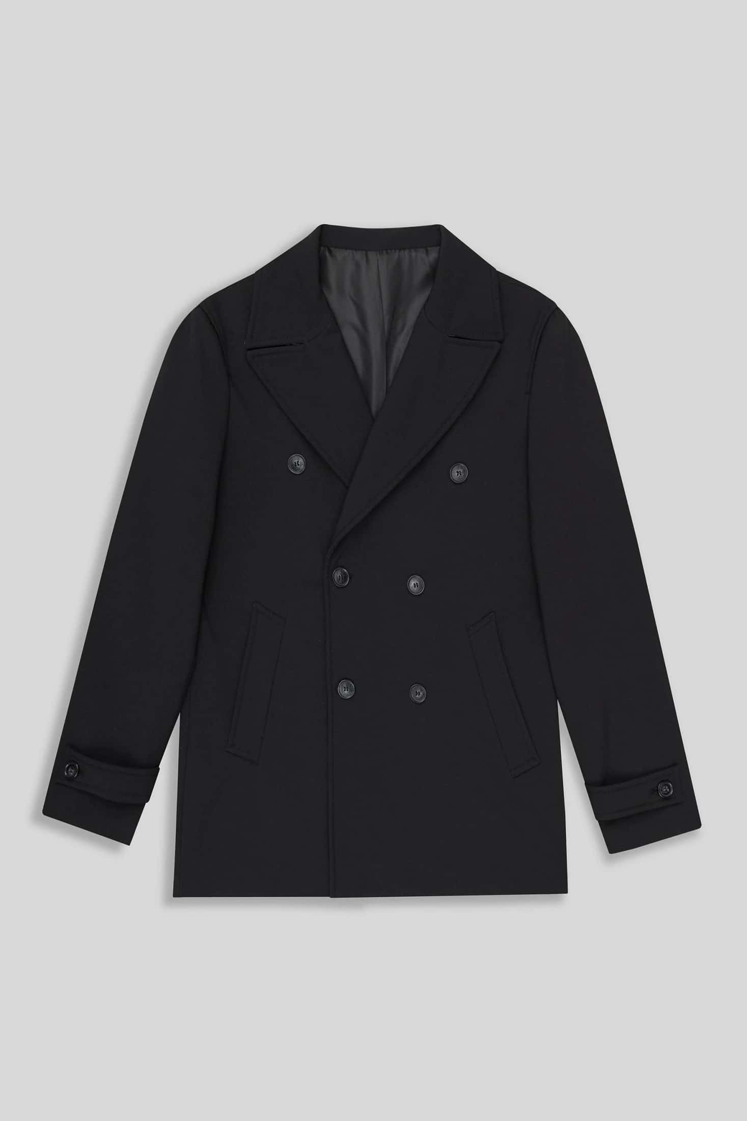 men’s mixed fabric luciano coat