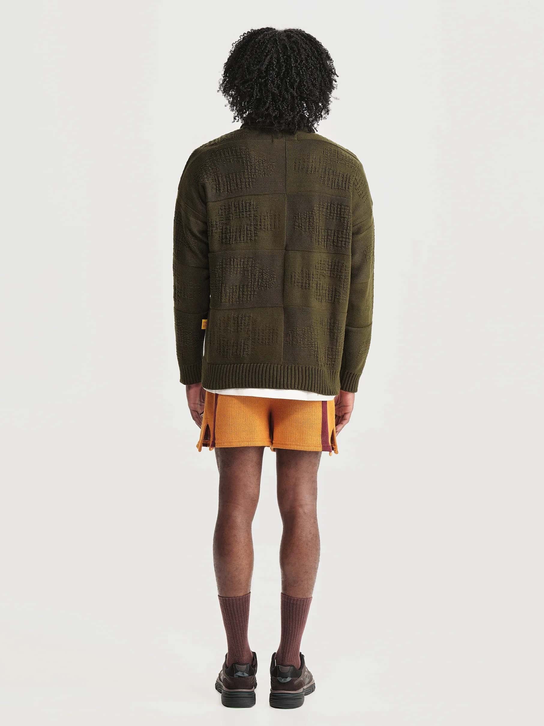Cardigan Polo Picnic Verde Hombre - miniatura 4