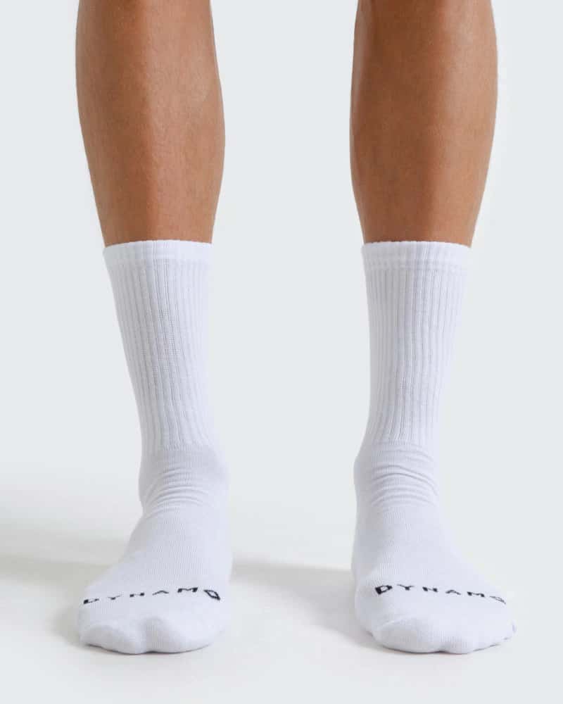Medias Para Hombre Blancas Block - miniatura 2