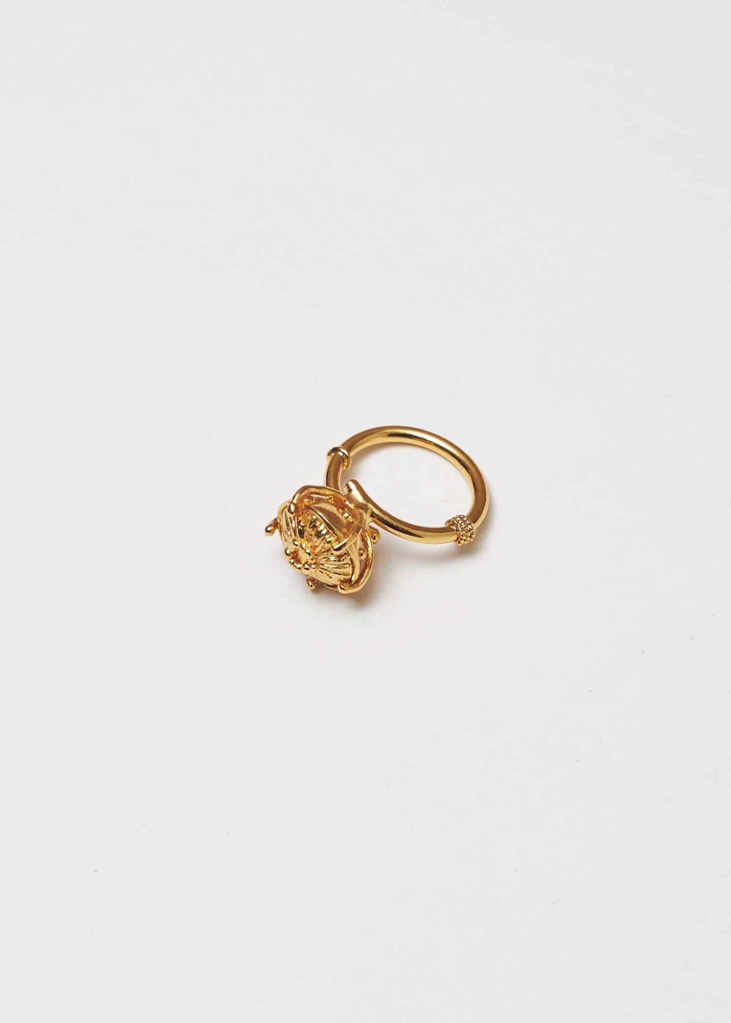 Anillo sombrerito mini dorado