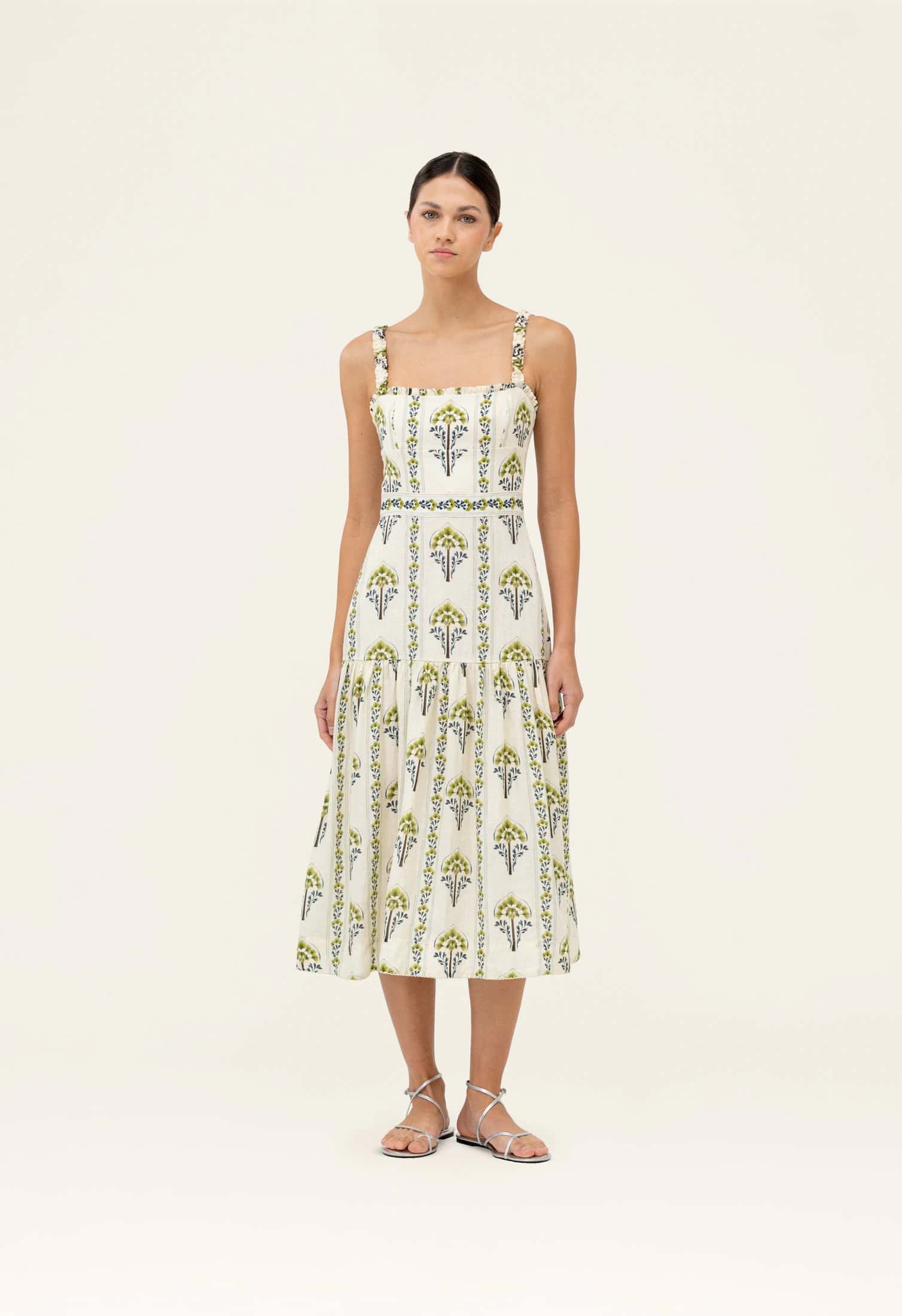 Níspero Moriche Midi Dress